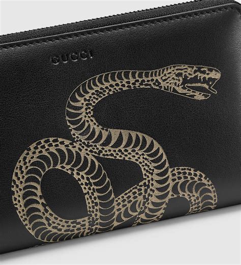 gucci space snake print|gucci snakeskin wallet.